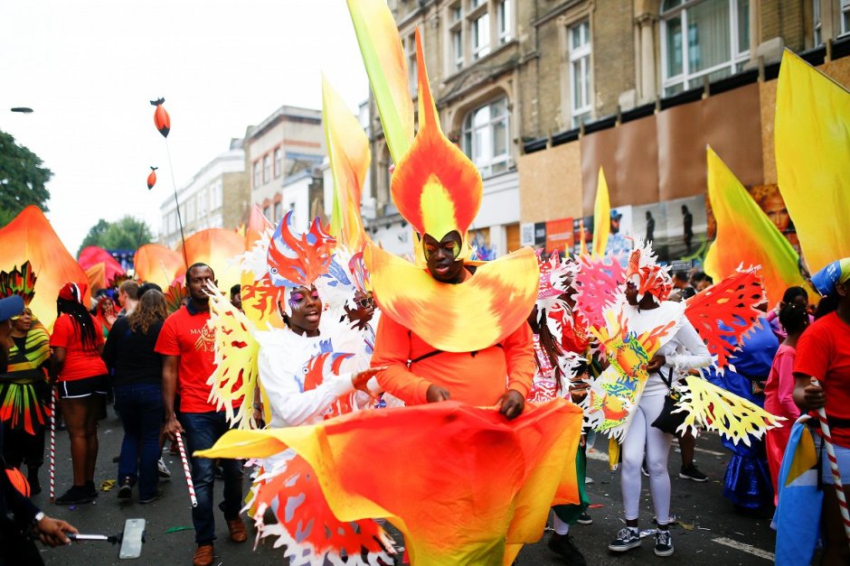 Ноттинг Хилл карнавал в Лондоне еда
