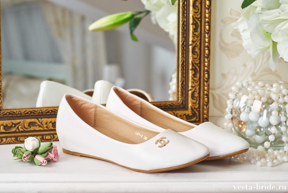 Удобная обувь для невесты без каблука
