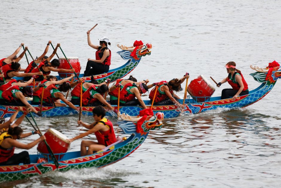 Праздник драконьих лодок в Ханчжоу: