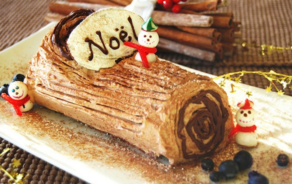 Рождественское полено Буш де Ноэль (Buche de noel)