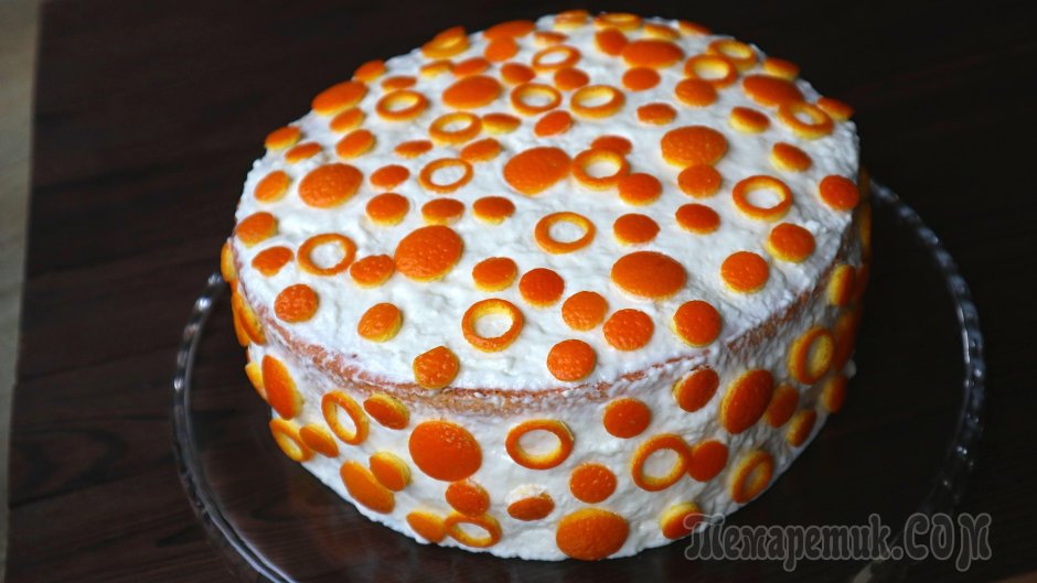 Торт на апельсиновую вечеринку