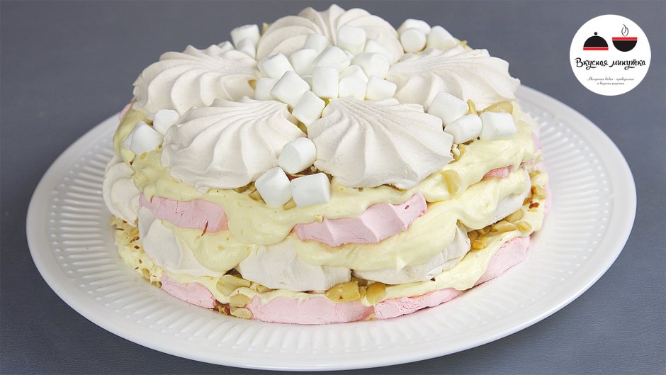 Торт "безе с фундуком" (Hazelnut Meringue Cake)