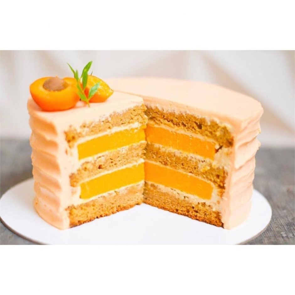 Торт с манго маракуйя карамель
