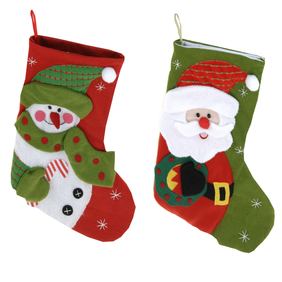 Красный носок для подарков