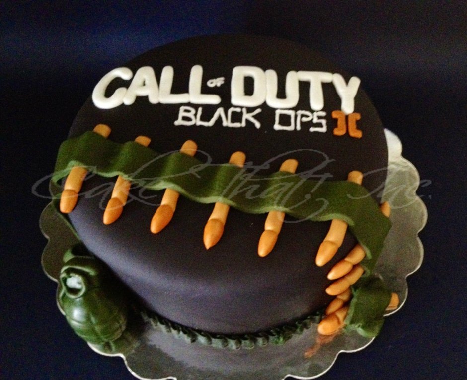Торты Call of Duty на день рождения