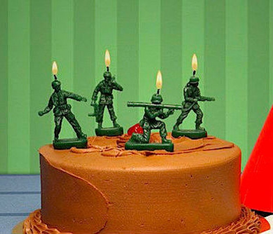 Торт с солдатиками