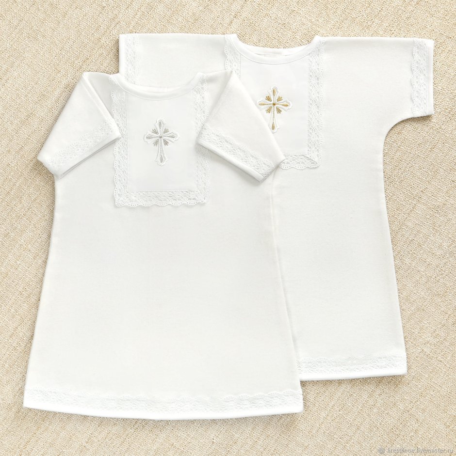 Крестильная рубашка f-rp090-ba (Батист)