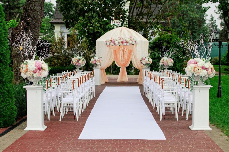 Дорожка из баннера на свадьбу