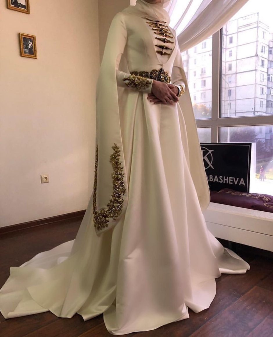 Свадебное платье в грузинском стиле