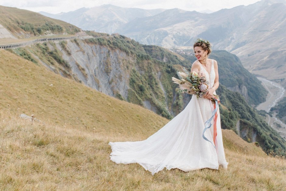 Свадебный грузинские платья 2022 год