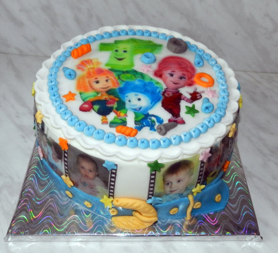 Торт Фиксики для девочки 1 год