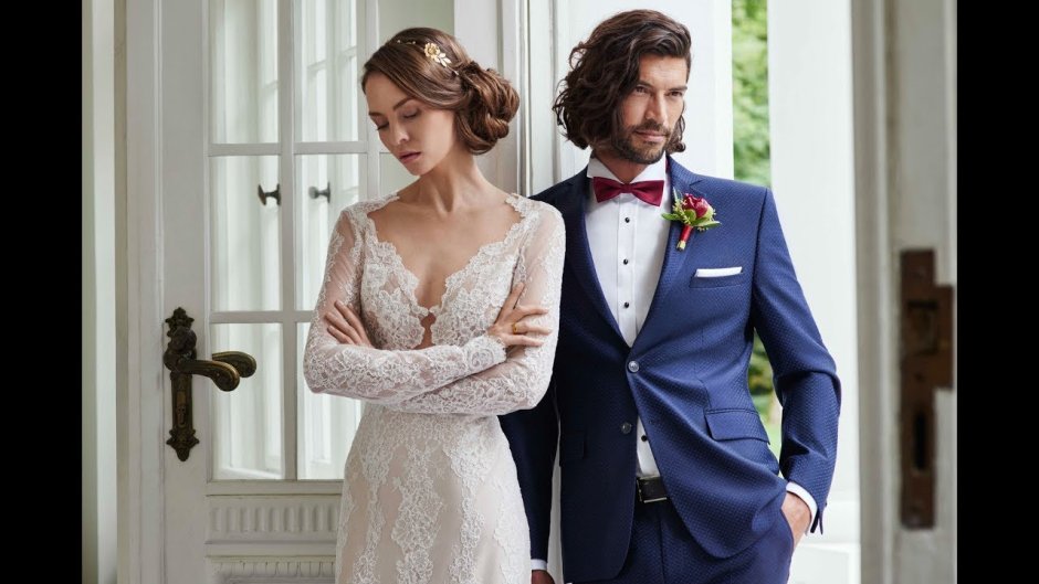 Свадебные костюмы для жениха и невесты 2019