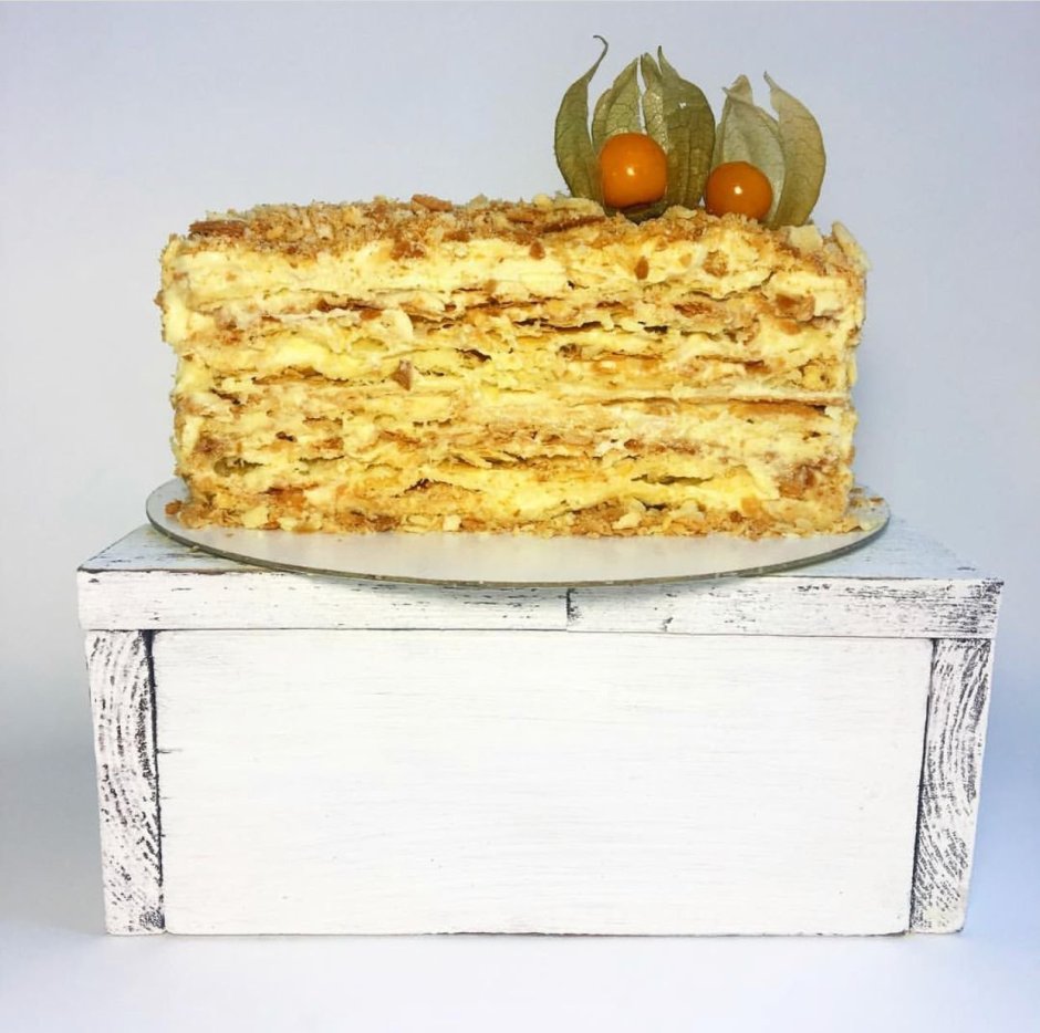 Украшение торта Наполеон
