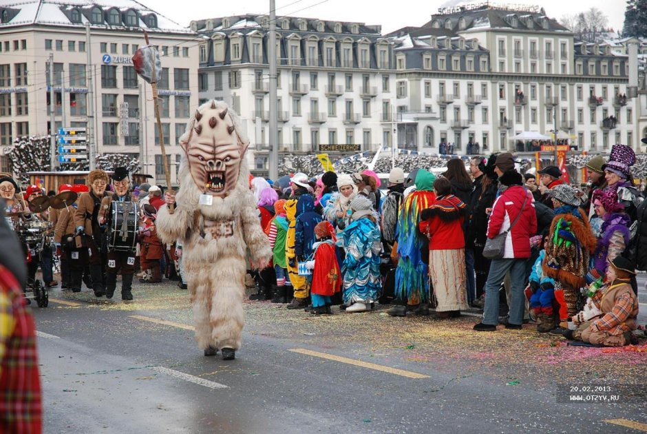 Люцернский карнавал в Швейцарии