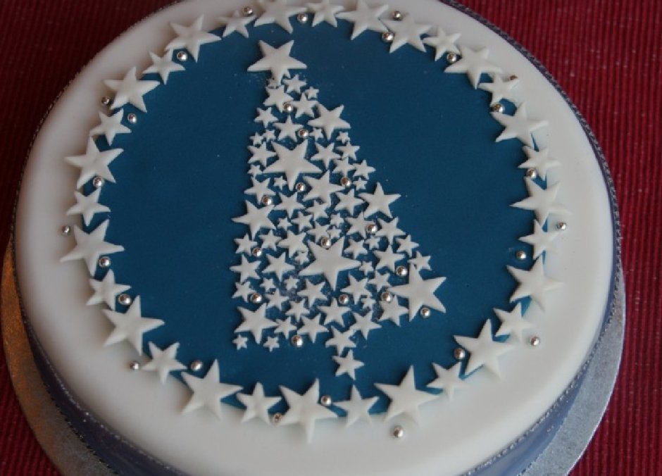 Торт новогодний с логотипом