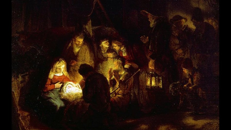 Рембрандт поклонение волхвов