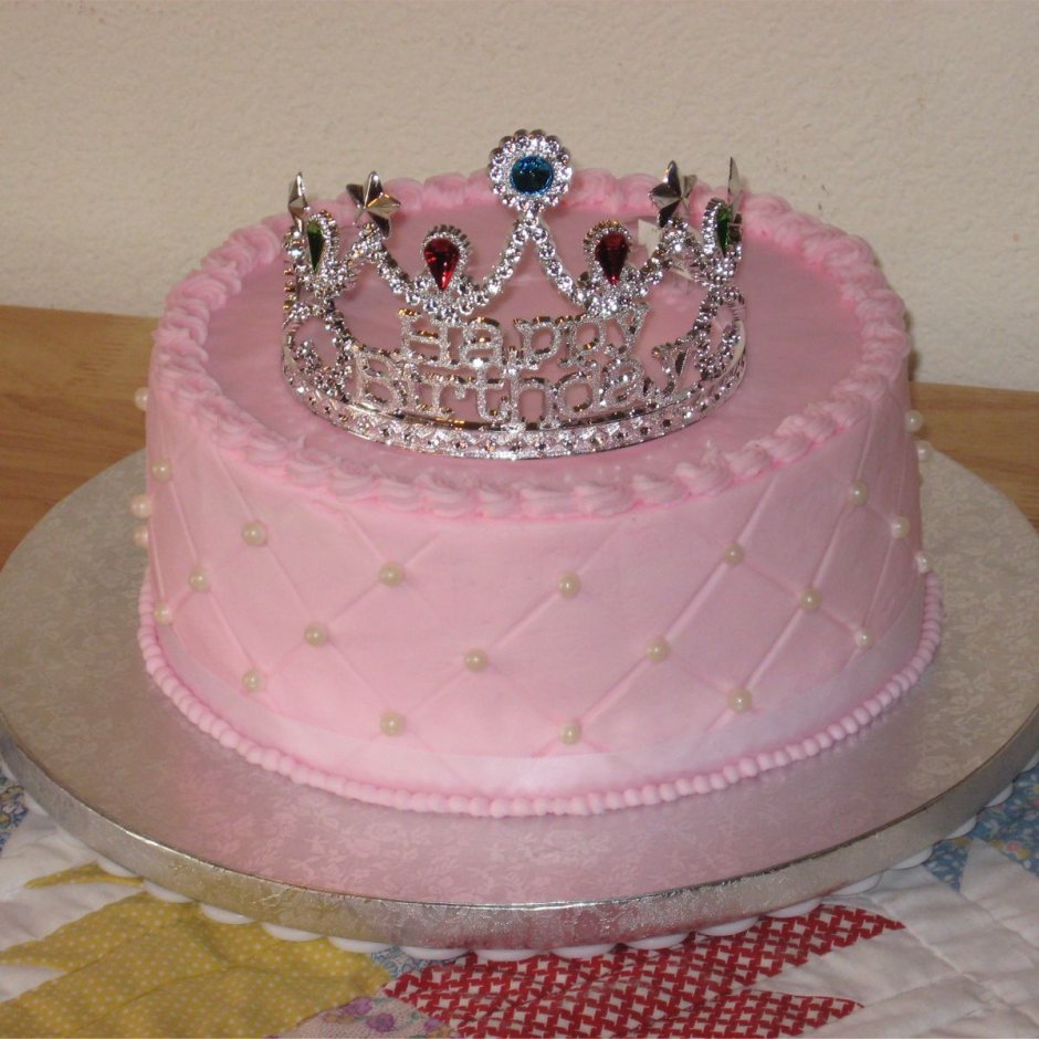 Торт для девочки из крема принцесса
