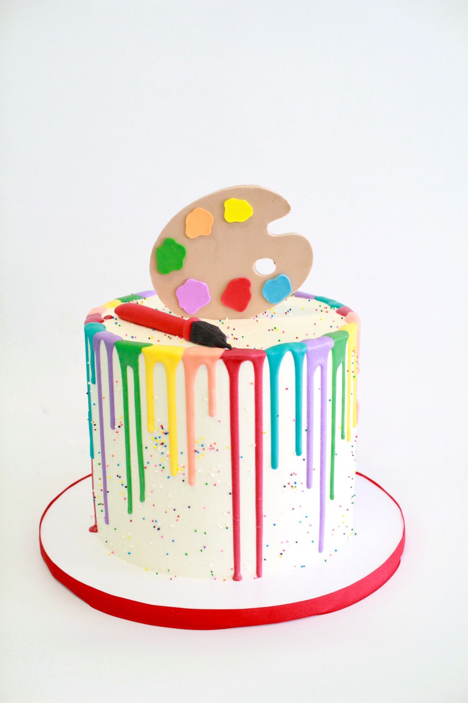 Торт для художницы девочки