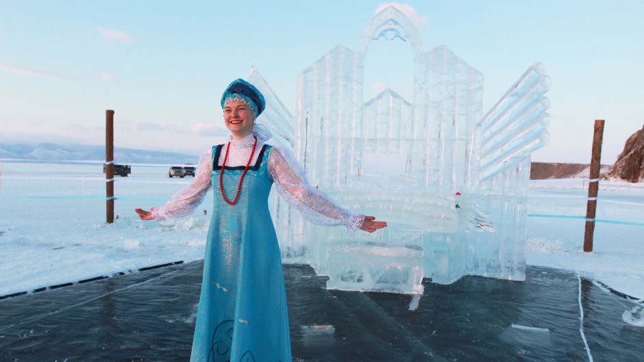 Ледяные фигуры храма Екатеринбурге 2022