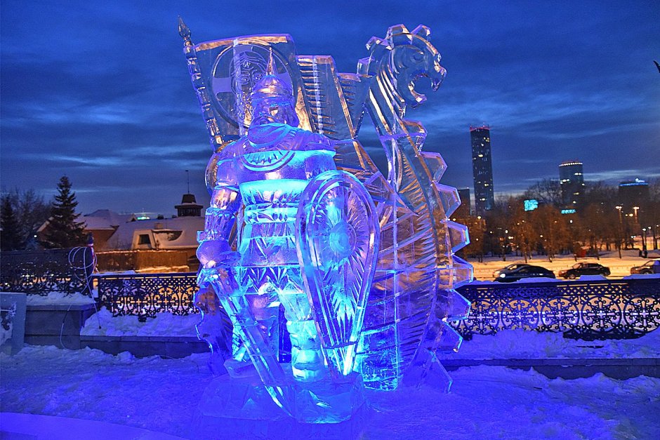 Екатеринбург фигуры из льда