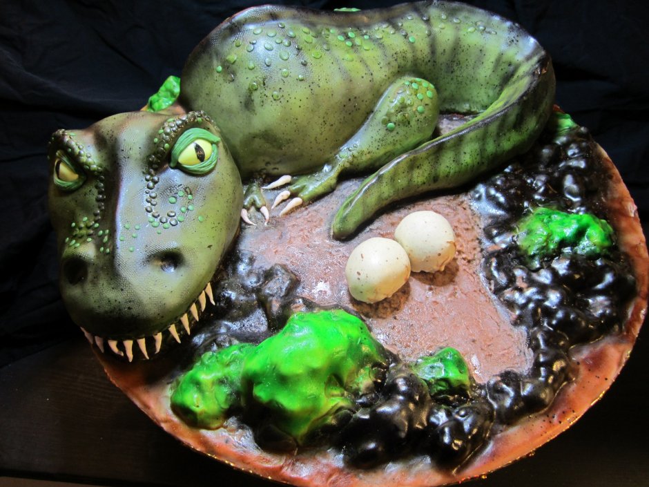 Блюда в виде динозавров