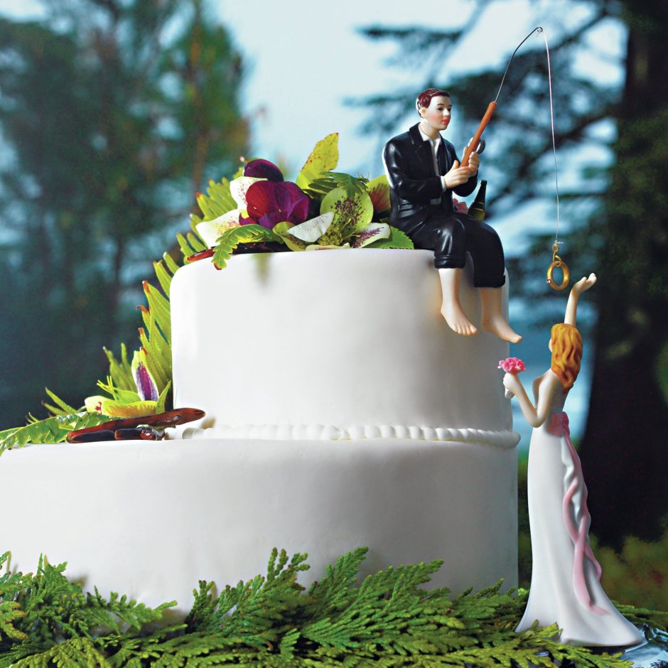 Фигурки на свадебный торт