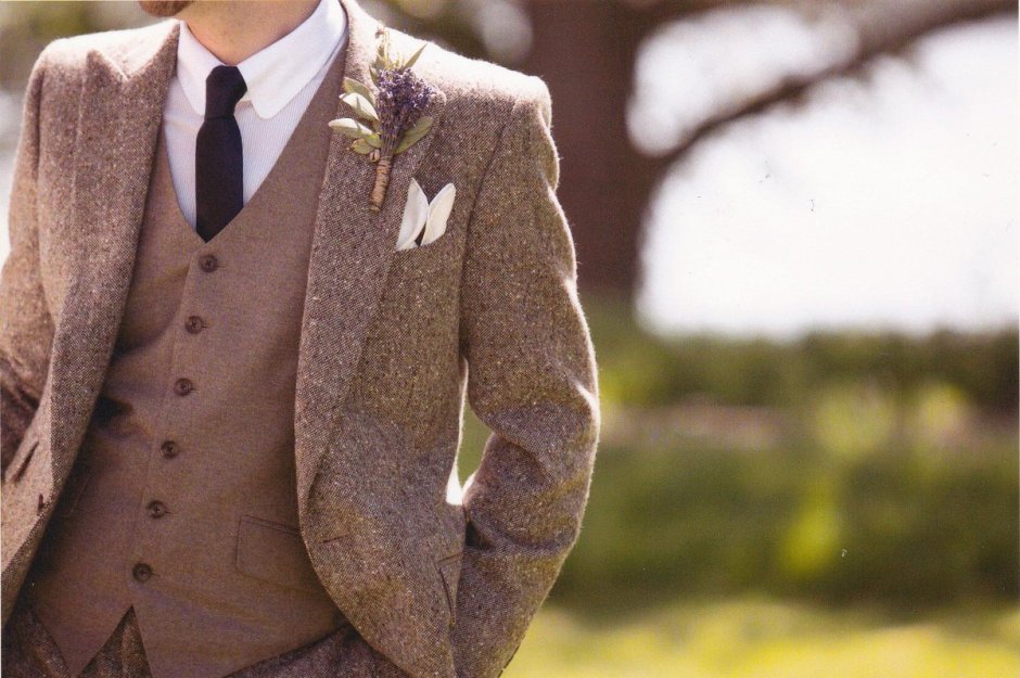 Свадебный наряд в стиле джентльменов