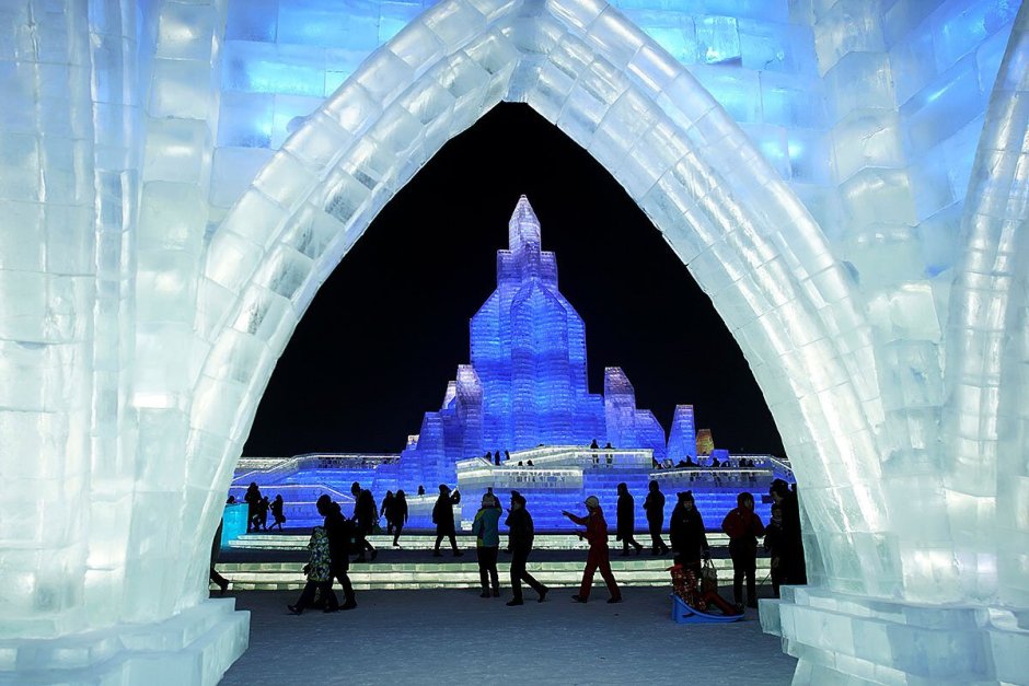 Ледовый фестиваль в Харбине 2022