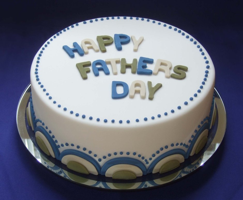 Украшение торта для папы на день рождения
