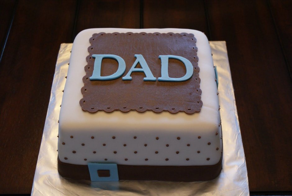 Торт для папы на день рождения квадратный