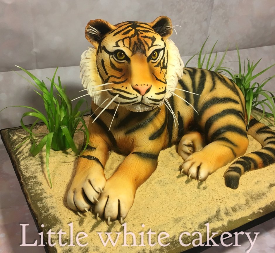 3d торт тигр