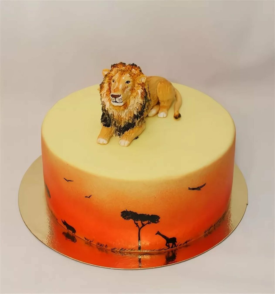 Торт с тигром для мальчика