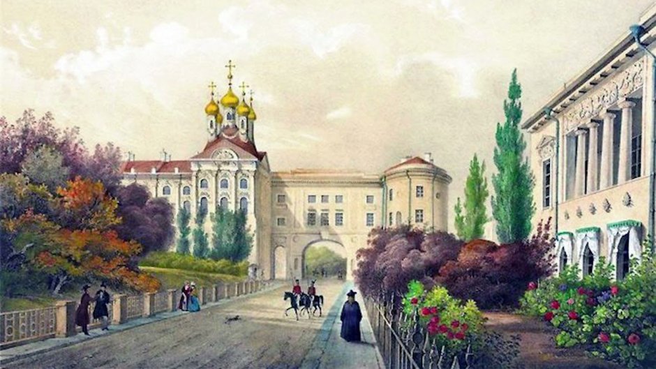 Екатерининский дворец Царское село зима