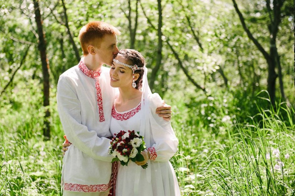 Русские традиции на свадьбе