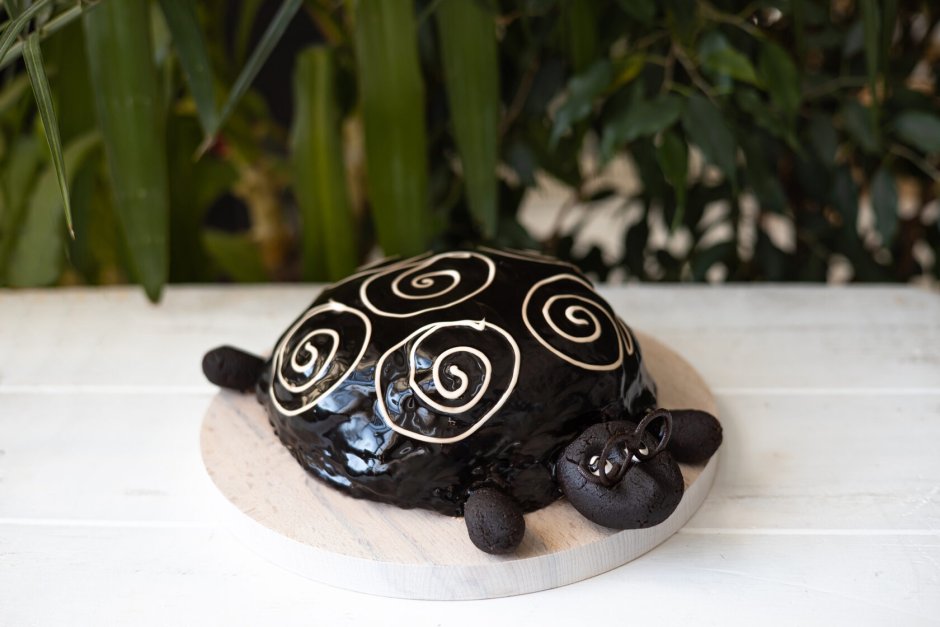 Торт черепаха со сливками