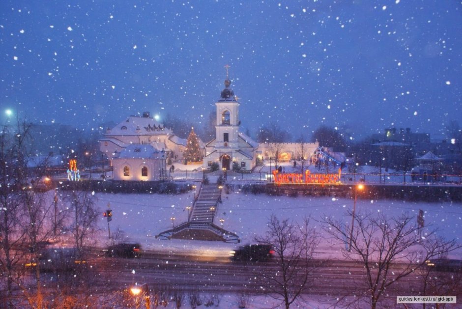 Выборг зима Ильинский храм