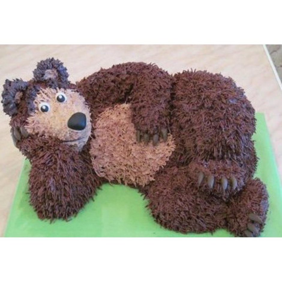 Торт в форме медведя