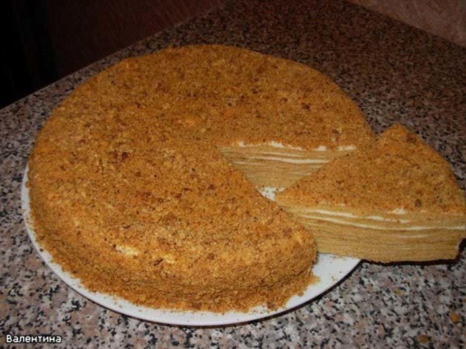 Тесто для медового торта