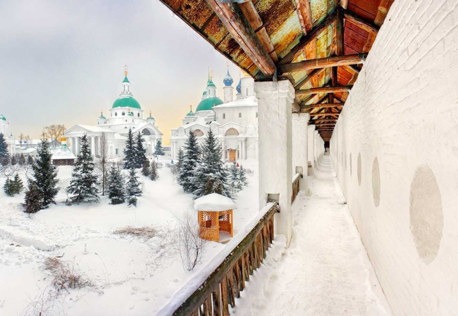 Углич Воскресенский монастырь зимой