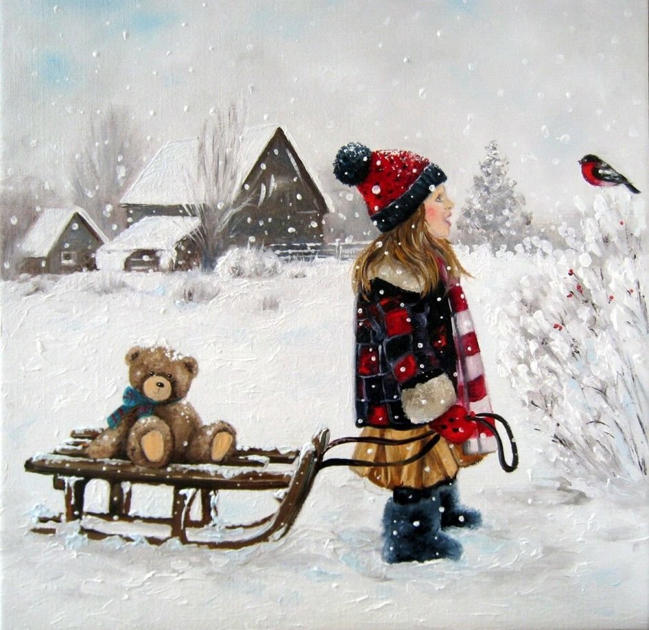 Роберт Дункан живопись зима