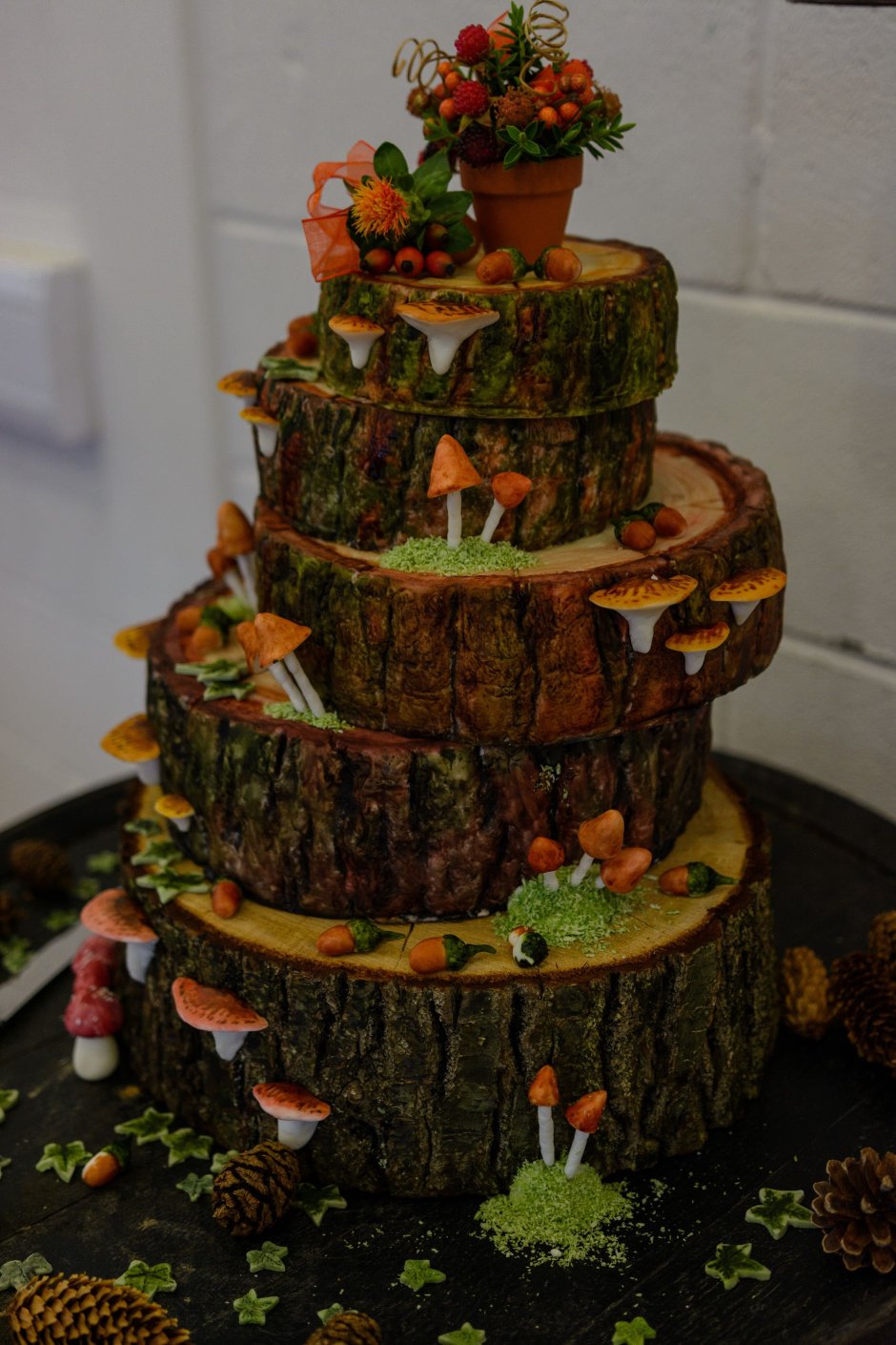 Торт в стиле леса