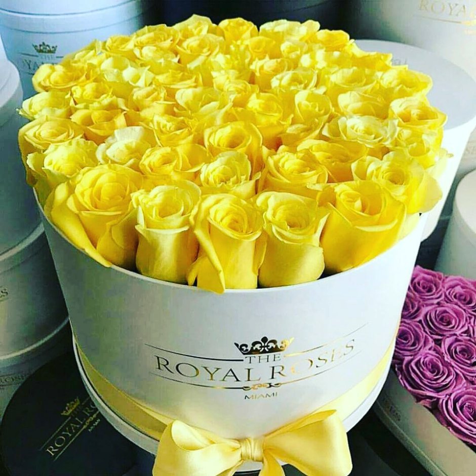 Букет желтых роз с днем рождения