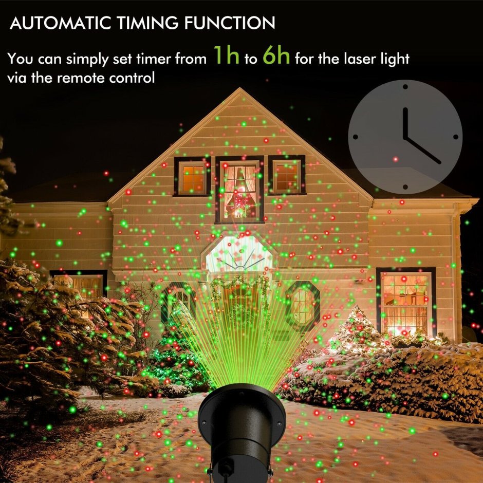 Проектор Christmas led Projector Light