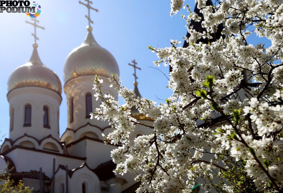 Православный храм весной