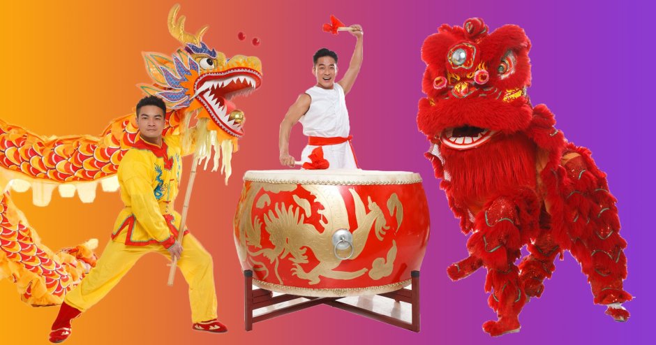 Китайский дракон костюм новый год
