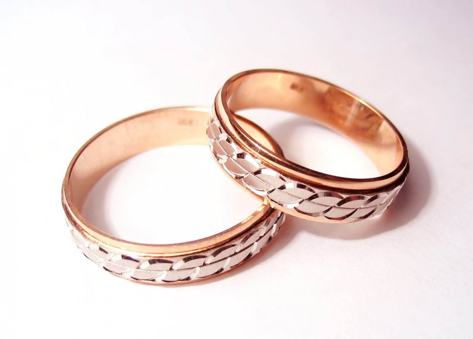 Рифленые Свадебные кольца