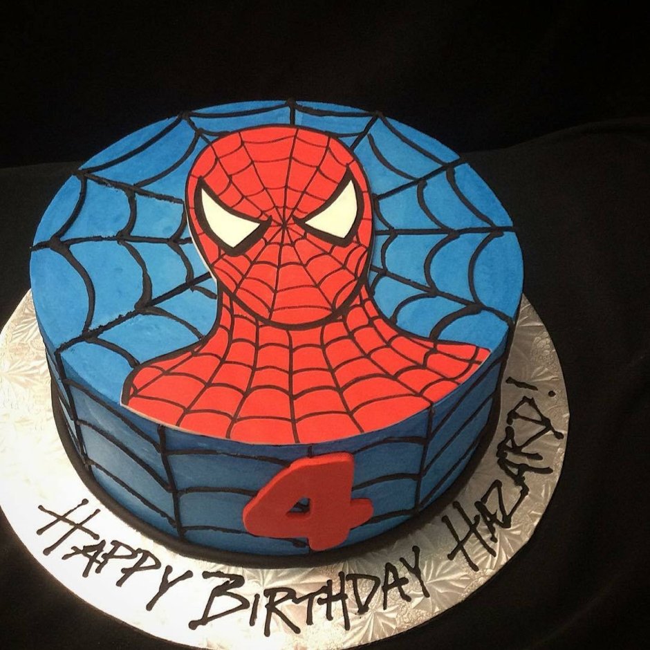 Человек паук распечатка на торт