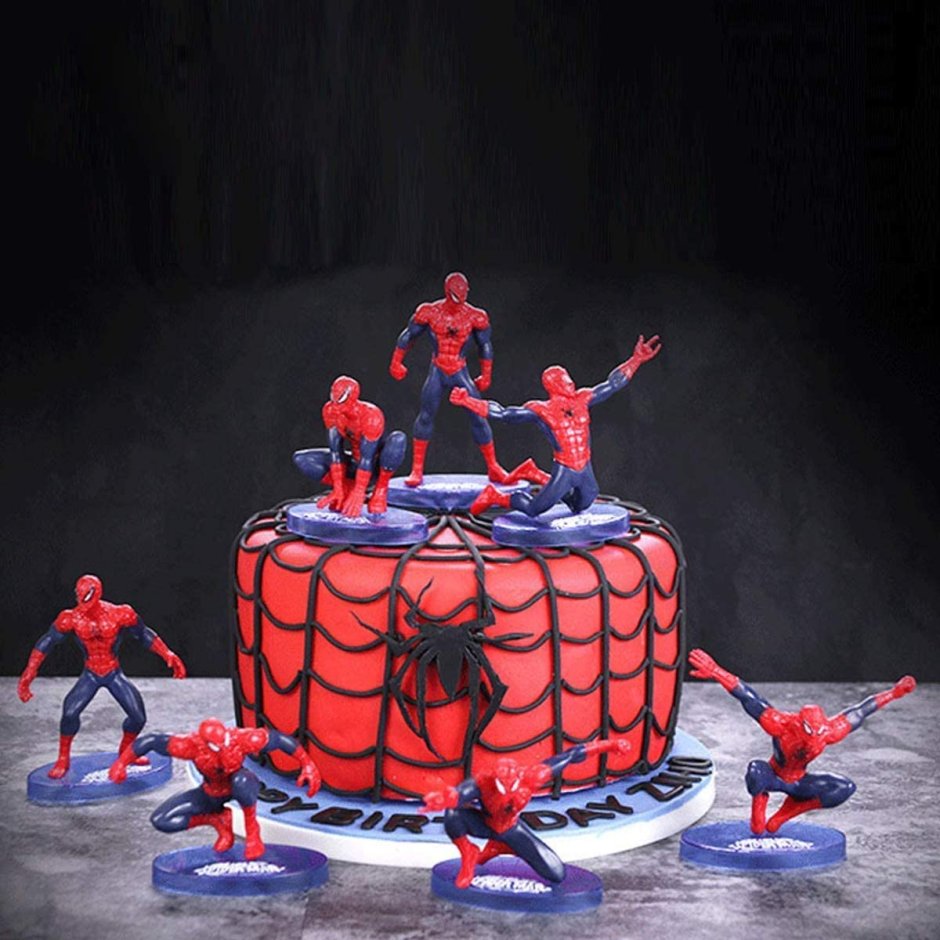 Человек паук фигурка на торт