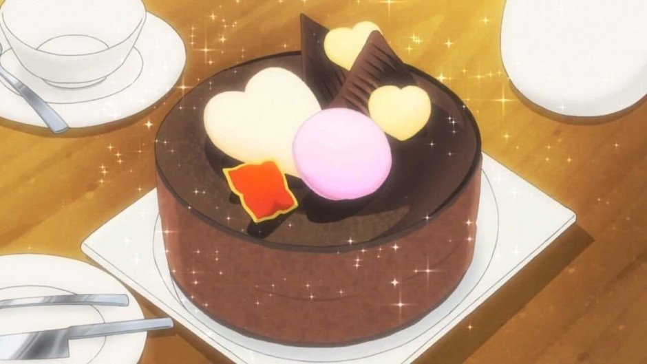 Торт аниме