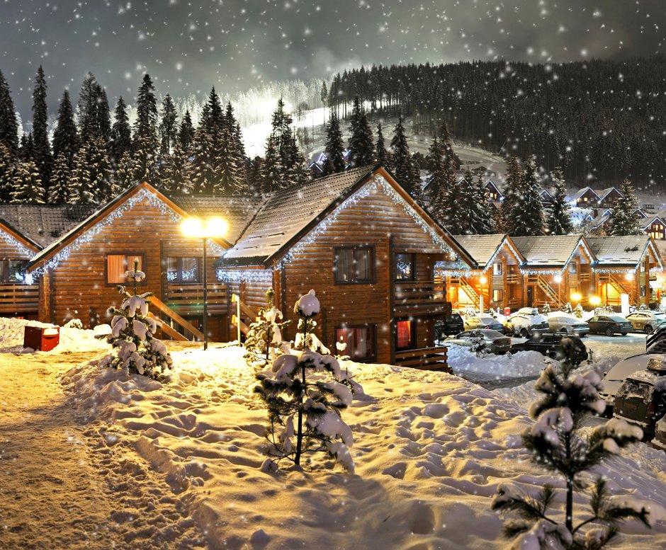 Leavenworth Washington зима